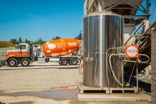 Carbon capture technology at CarbonCure location