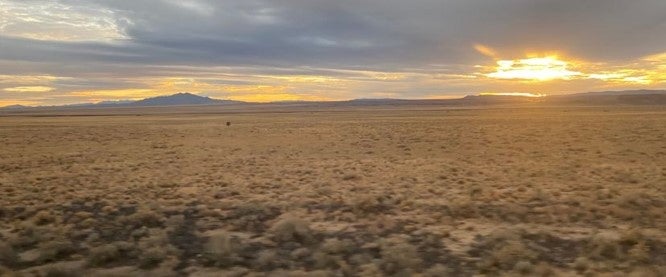 The beautiful landscapes of New Mexico as the journey nears its conclusion.