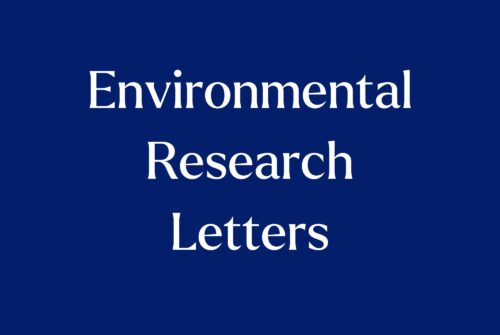 Environmental Research Letters